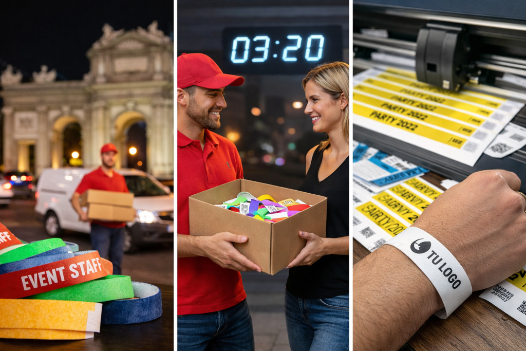 Pulseras Tyvek Madrid