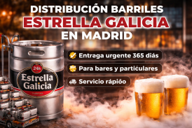 Distribución Barriles Estrella Galicia