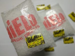 camión reparto hielo picado urgente Madrid