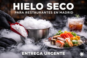 Hielo Seco para Restaurantes en Madrid