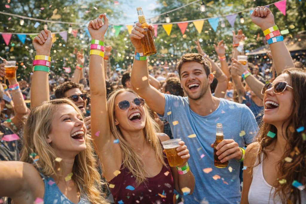 Pulseras Tyvek para eventos