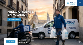 hielo urgente en madrid todos los dias
